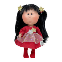 Thumbnail for Natalie - Fully Dressed LITTLE Mia Holiday Doll with Dark Hair