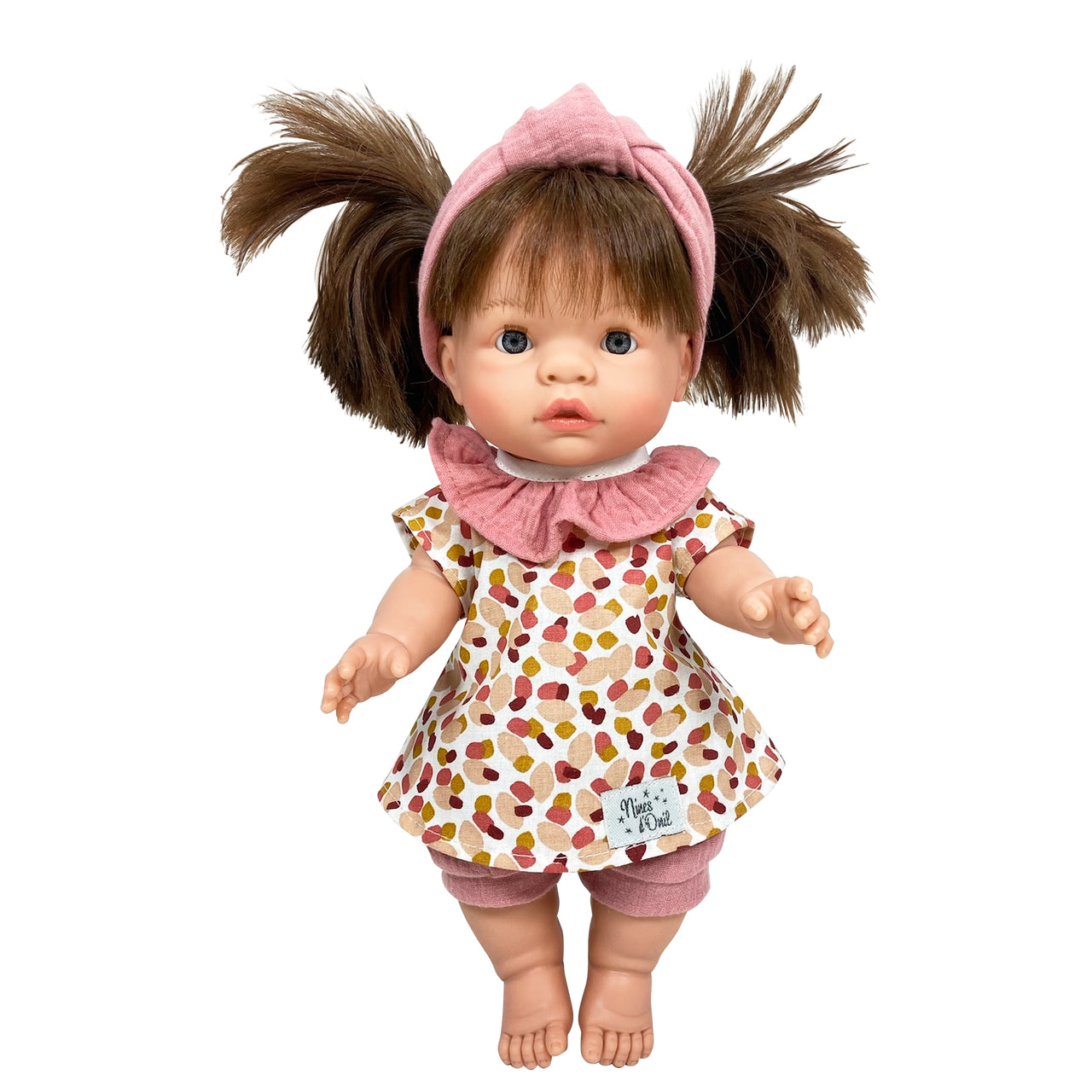 LuLu - Fully Dressed Joy Collection Girl Doll with Brunette Pigtails