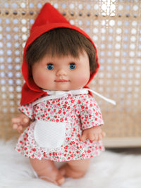 Thumbnail for Little Red Riding Hood - Fairy Tale Pepotes Doll with Sleepy Eyes