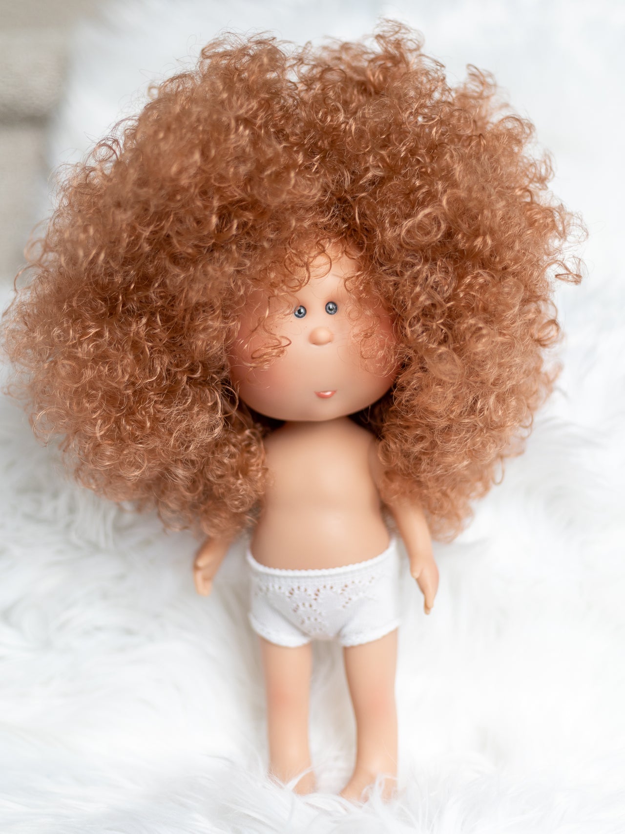 Adeline - Mia Doll with Curly Auburn Red Hair