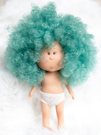 Thumbnail for Aubrey - Mia Doll with Curly Aquamarine Hair