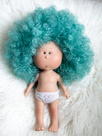 Thumbnail for Aubrey - Mia Doll with Curly Aquamarine Hair