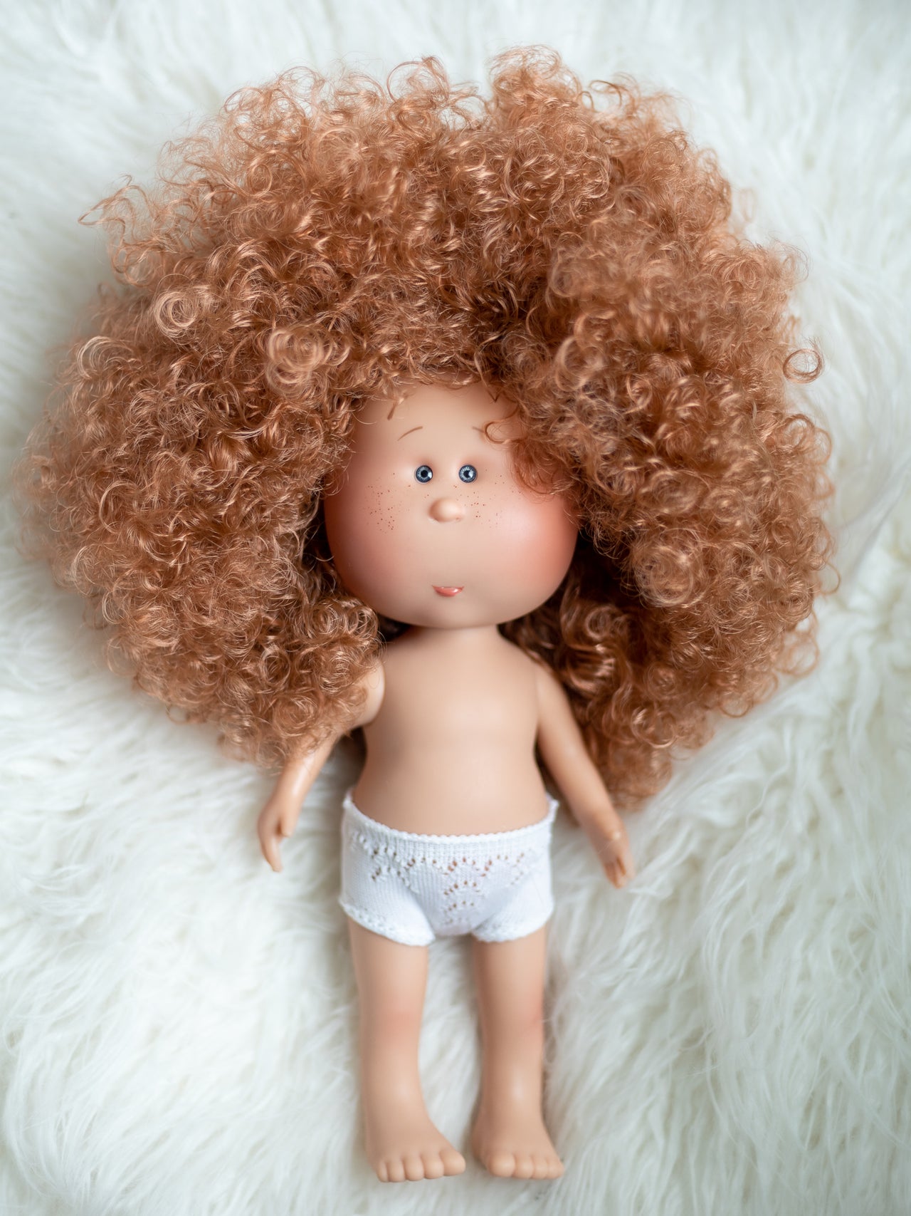 Adeline - Mia Doll with Curly Auburn Red Hair