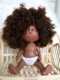 Thumbnail for Zola - Mia Doll with Brown Curly Hair + Brown Eyes