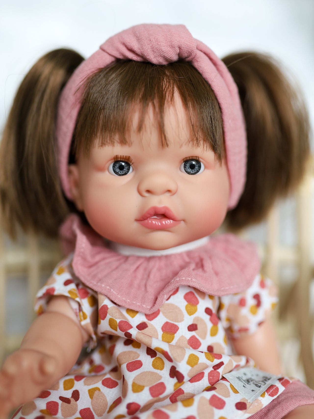 LuLu - Fully Dressed Joy Collection Girl Doll with Brunette Pigtails