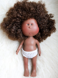 Thumbnail for Zola - Mia Doll with Brown Curly Hair + Brown Eyes