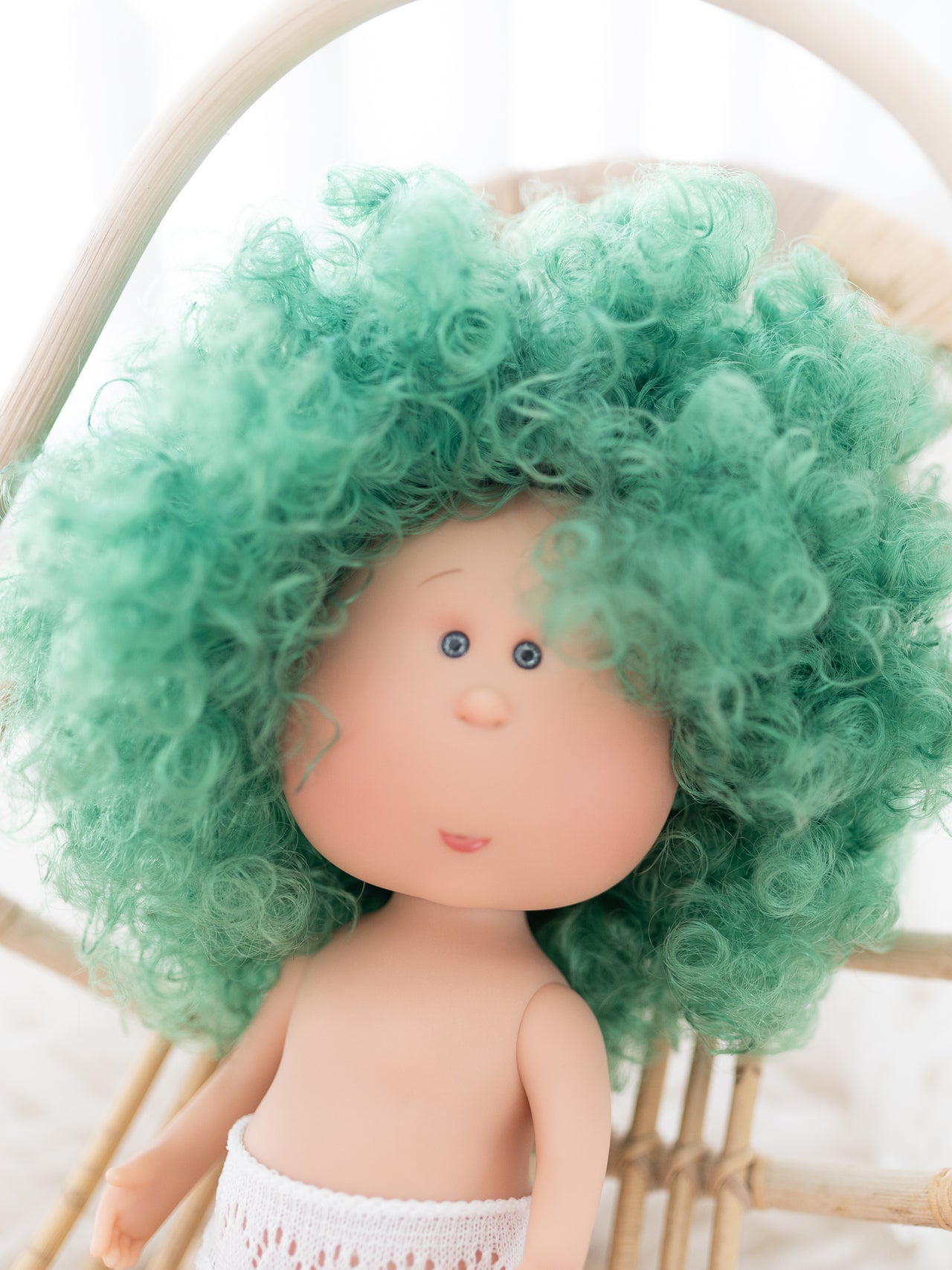 Leaf - Mia Doll with Curly Green Hair