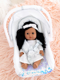 Thumbnail for Sparkling Dolls Carseat in Mermaid Sequin