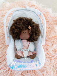 Thumbnail for Sparkling Dolls Carseat in Mermaid Sequin