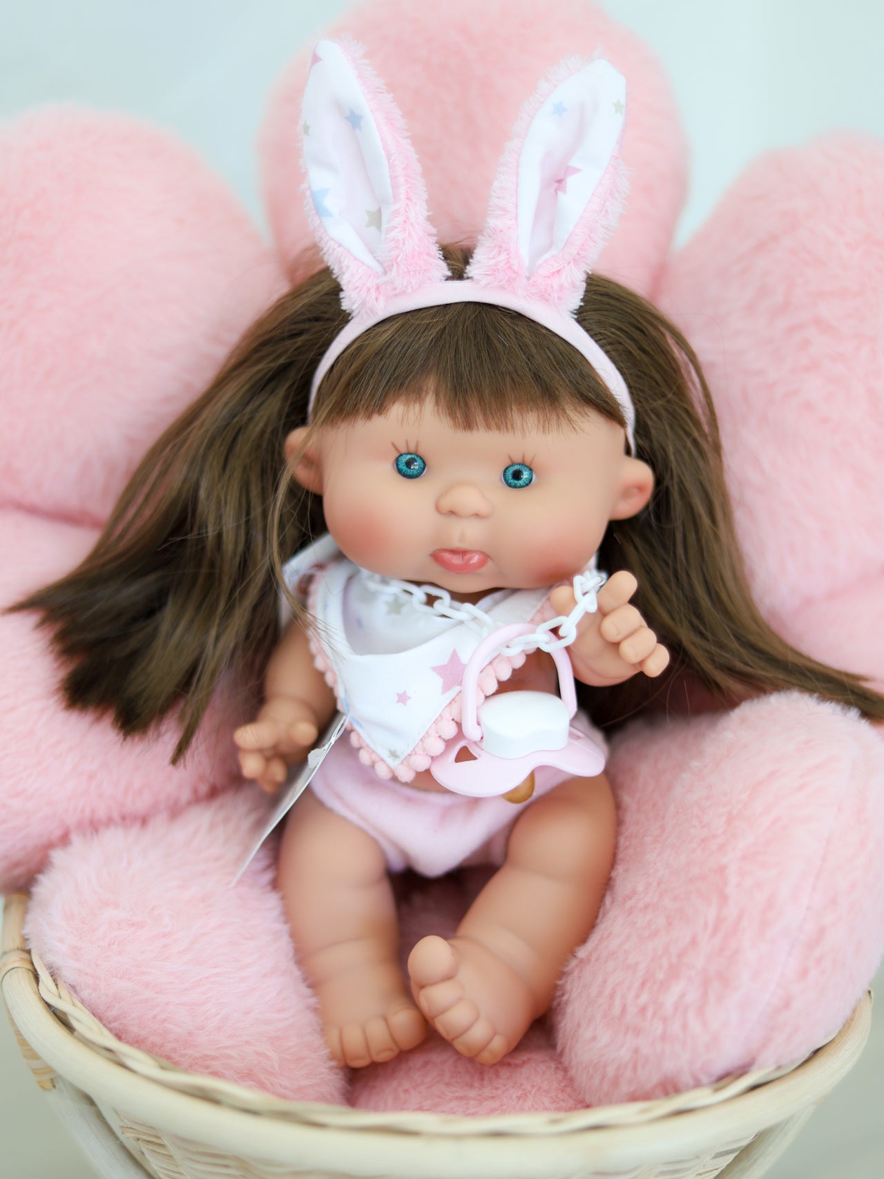Tulip - Easter Bunny Pepotes 10.2" Pouty Brunette Girl Doll