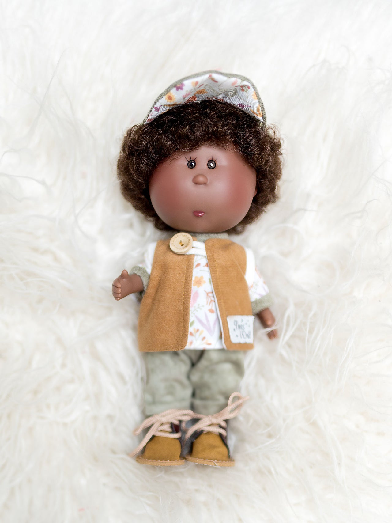 August - Fully Dressed LITTLE Mia Doll with Brown Hair