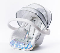 Thumbnail for Sparkling Dolls Carseat in Mermaid Sequin