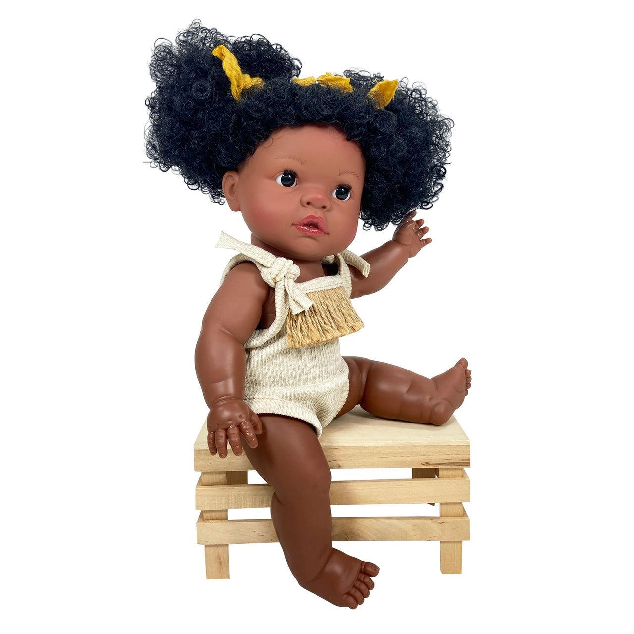 Katya - Fully Dressed Joy Collection Girl Doll with Curly Pigtails