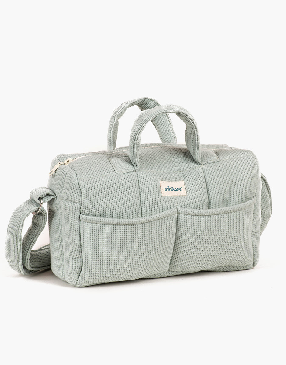 Minikane Doll Changing + Diaper Bag in Sea Green