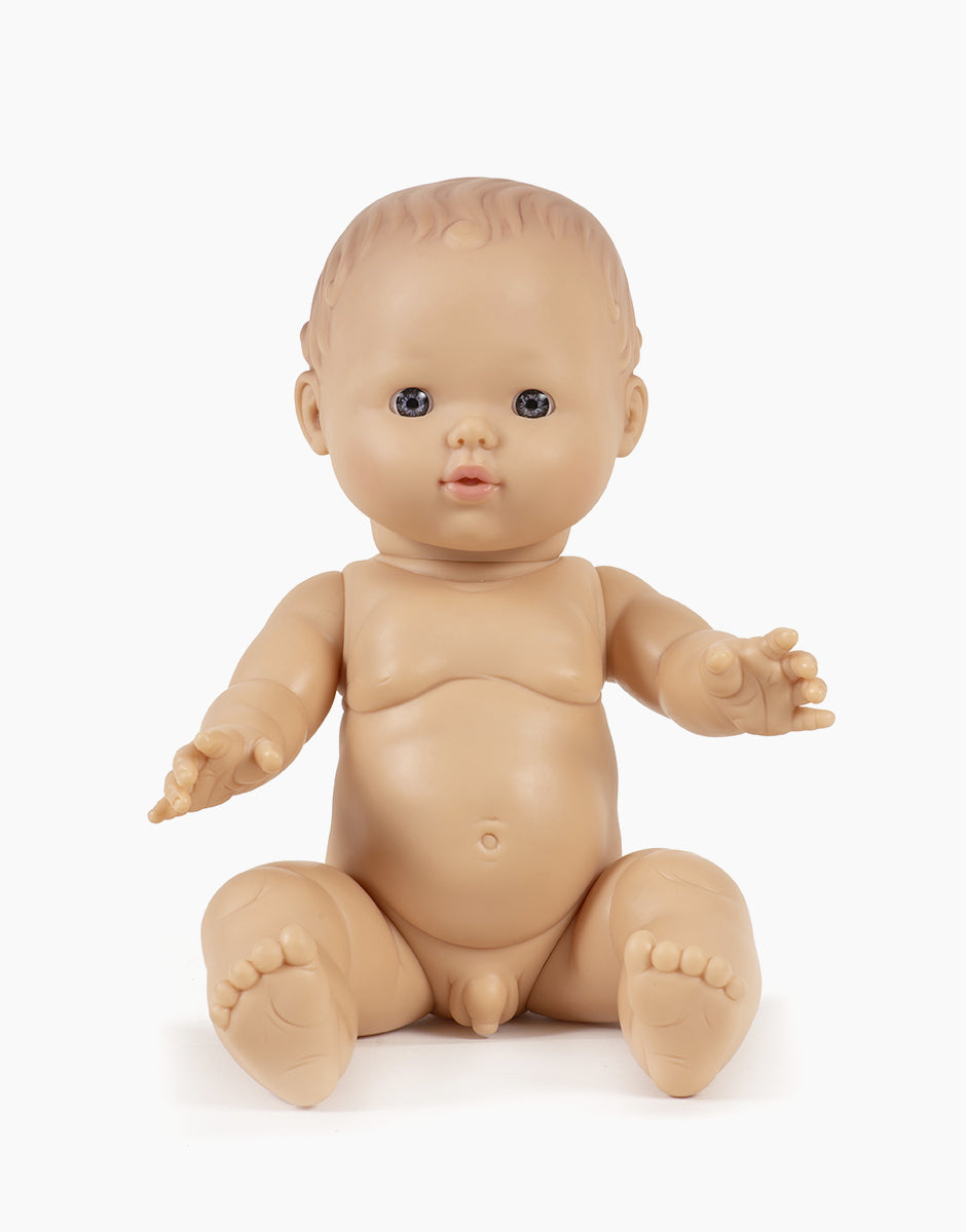Minikane Cesar Vintage Baby Boy Doll with Blue Eyes