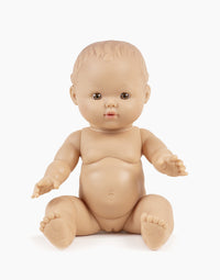 Thumbnail for Minikane Faustine Vintage Baby Girl Doll with Brown Eyes