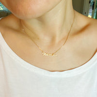 Thumbnail for *OVERSTOCK SALE*Mama Script Necklace