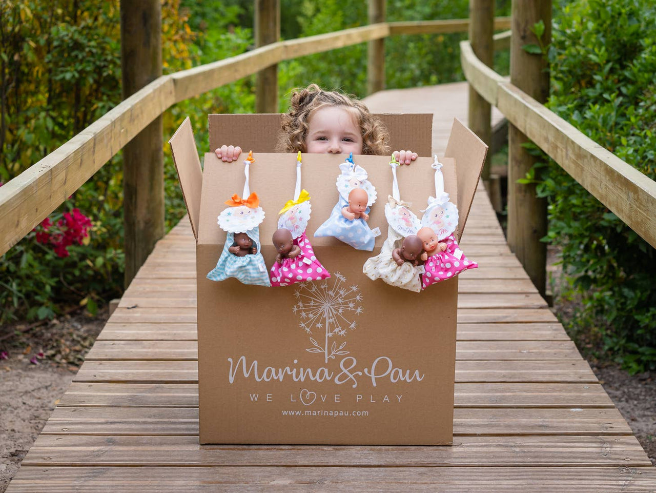 Mini Me Babies - 3.9" Dolls with Clip-on Fabric Pouch