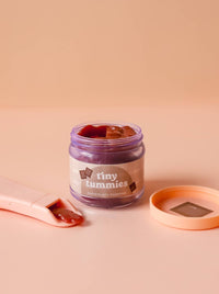 Thumbnail for Tiny Tummies Chocolate Pudding - Food Jar and Spoon Set