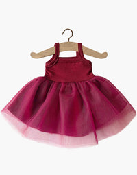 Thumbnail for Minikane Rosella Tutu Dress in Burgundy