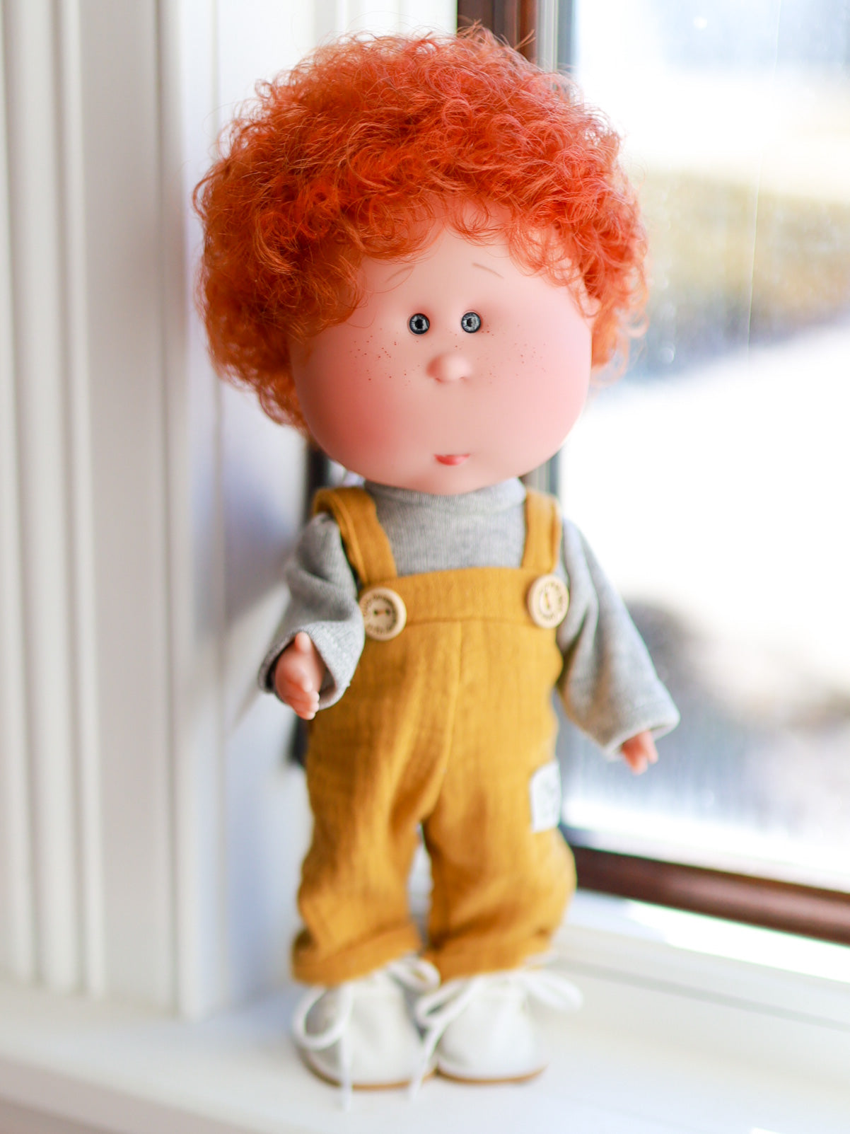 Gavin  - Fully Dressed Mio Doll with Red Curly Hair