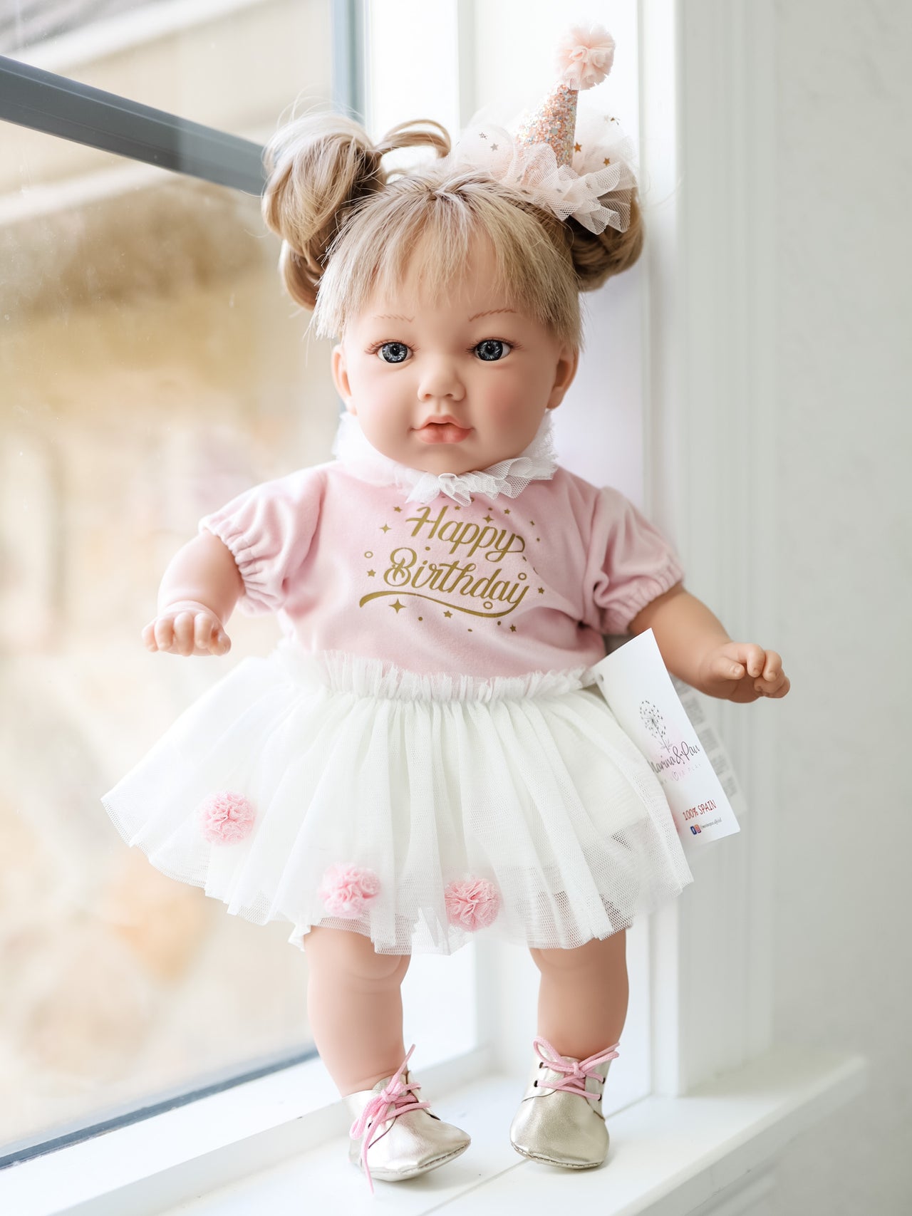 Alina 17.7' Soft Body Birthday Doll