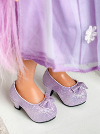 Thumbnail for Sparkly High heels for Eva, Las Amigas + Wellie Wishers Dolls