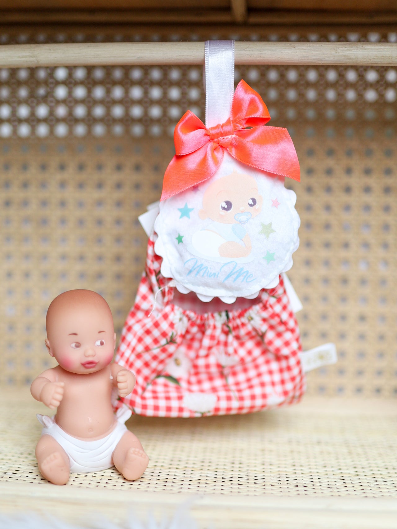 Mini Me Babies - 3.9" Dolls with Clip-on Fabric Pouch
