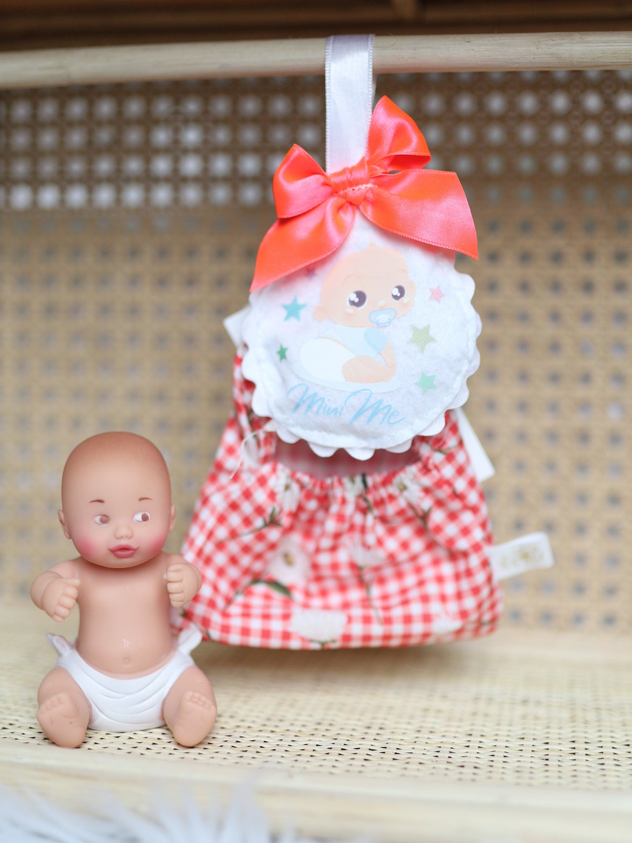 Mini Me Babies - 3.9" Dolls with Clip-on Fabric Pouch