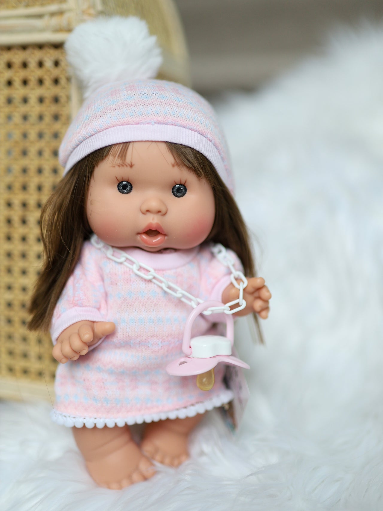 Toya - 10.2" Nenote Girl Doll with Brunette Hair
