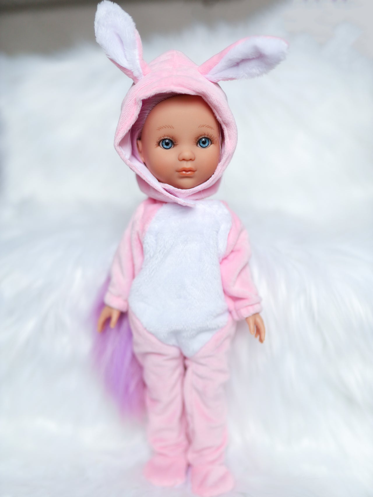 Bunny Suit for Eva, Las Amigas + Wellie Wishers Dolls