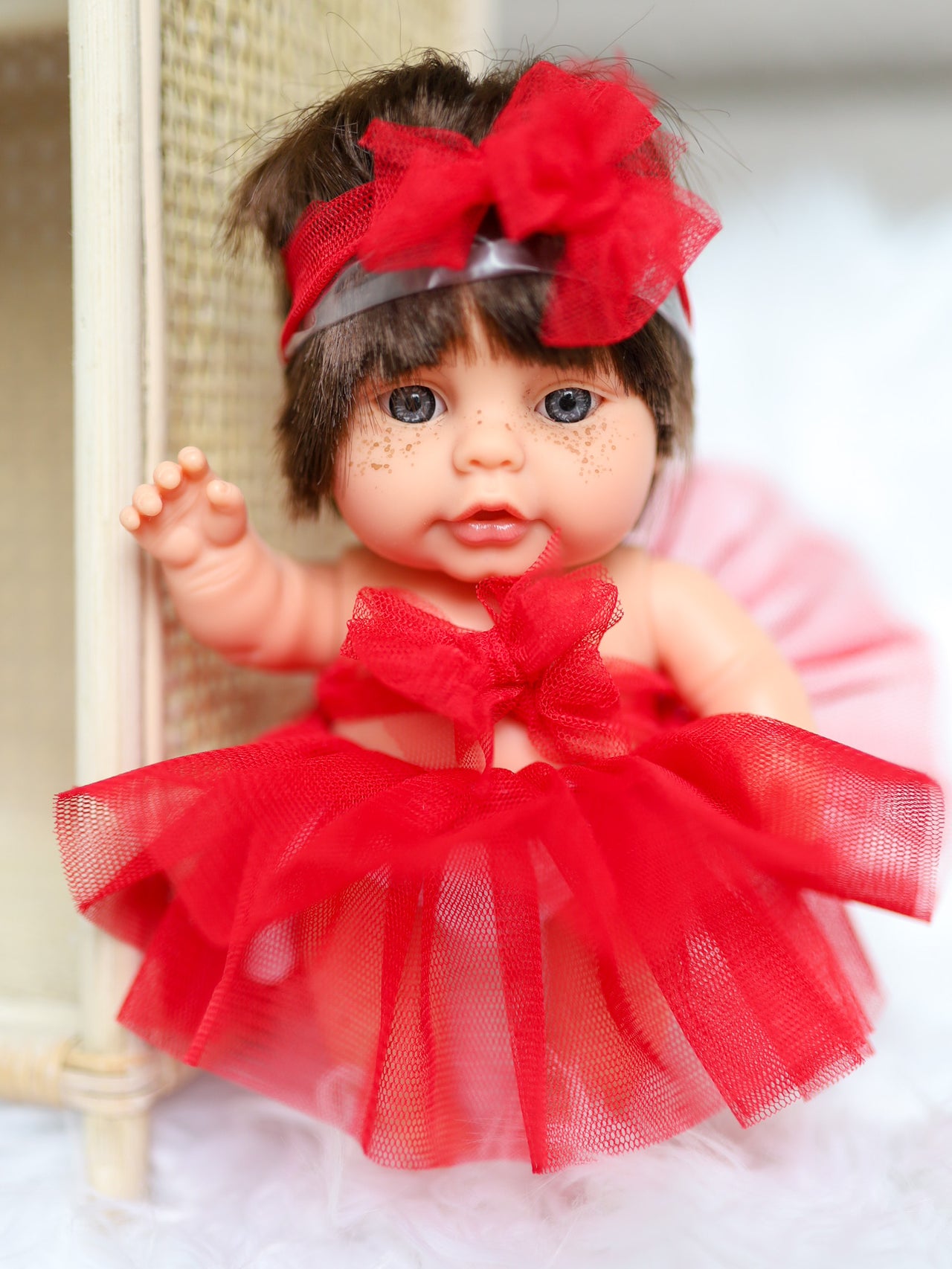 Berjuan 8" Mini Doll in Tulle Dress