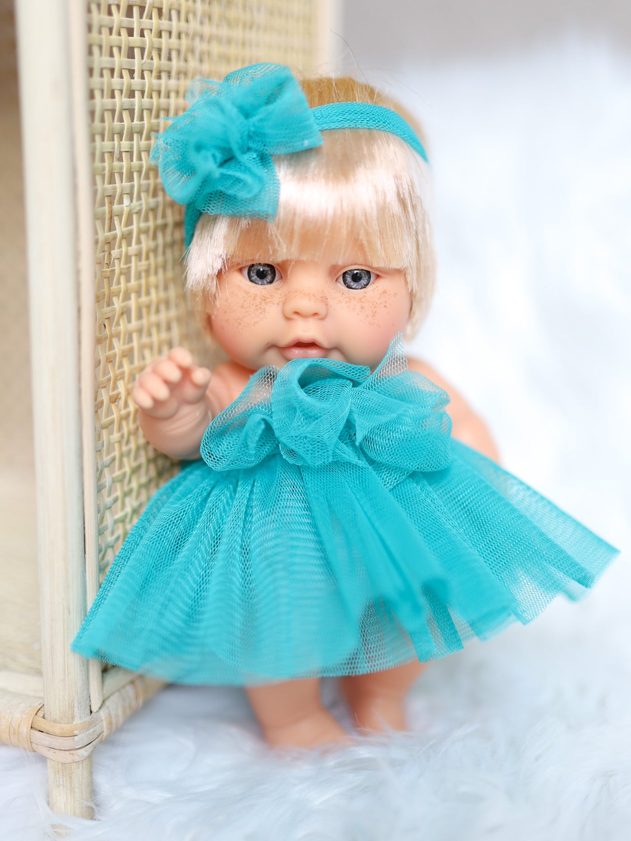 Berjuan 8" Mini Doll in Tulle Dress