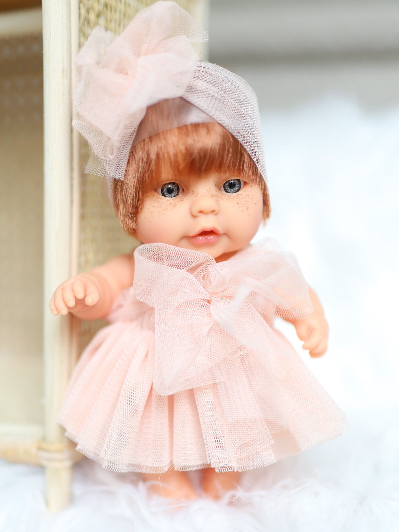 Berjuan 8" Mini Doll in Tulle Dress