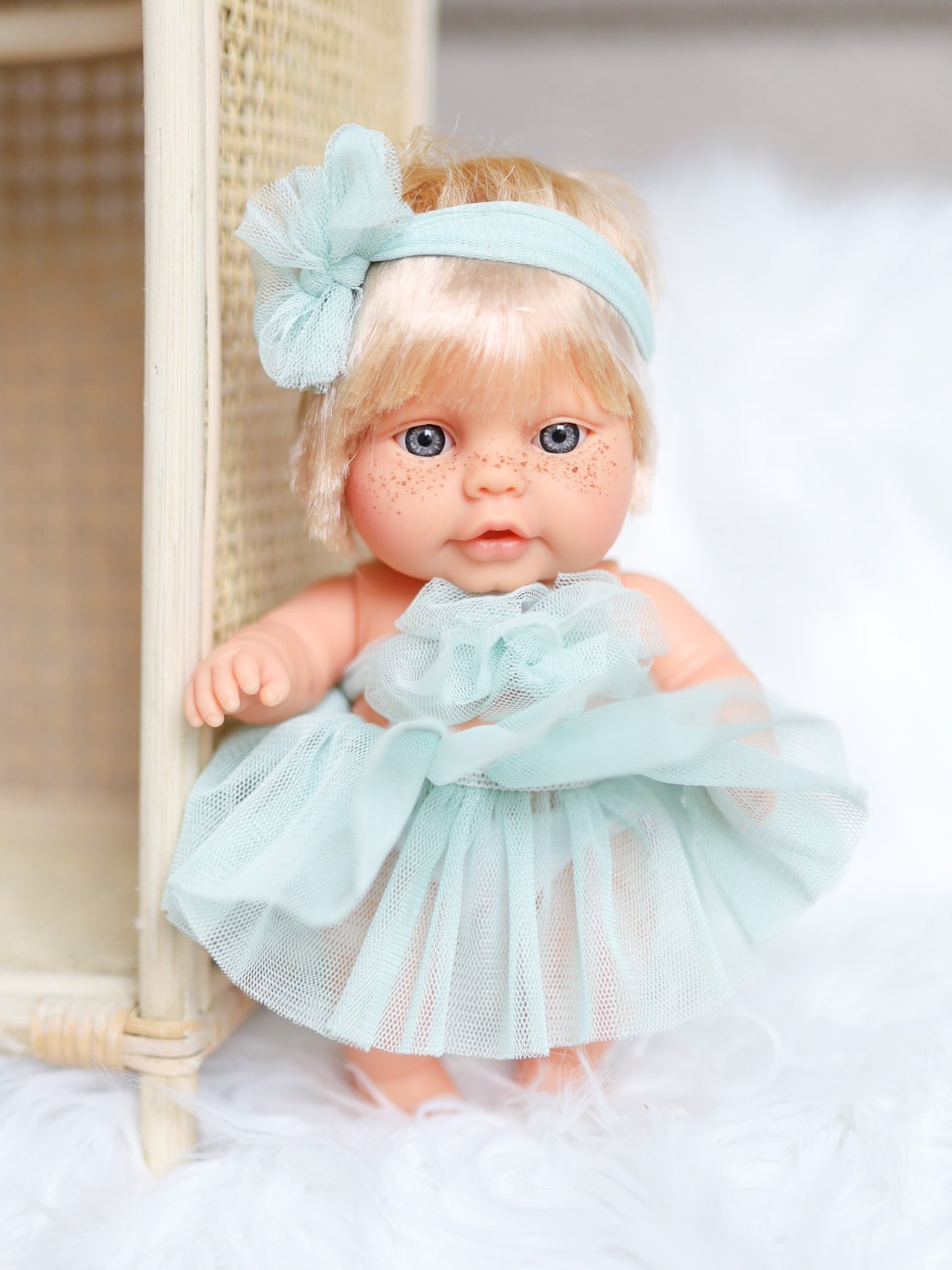 Berjuan 8" Mini Doll in Tulle Dress