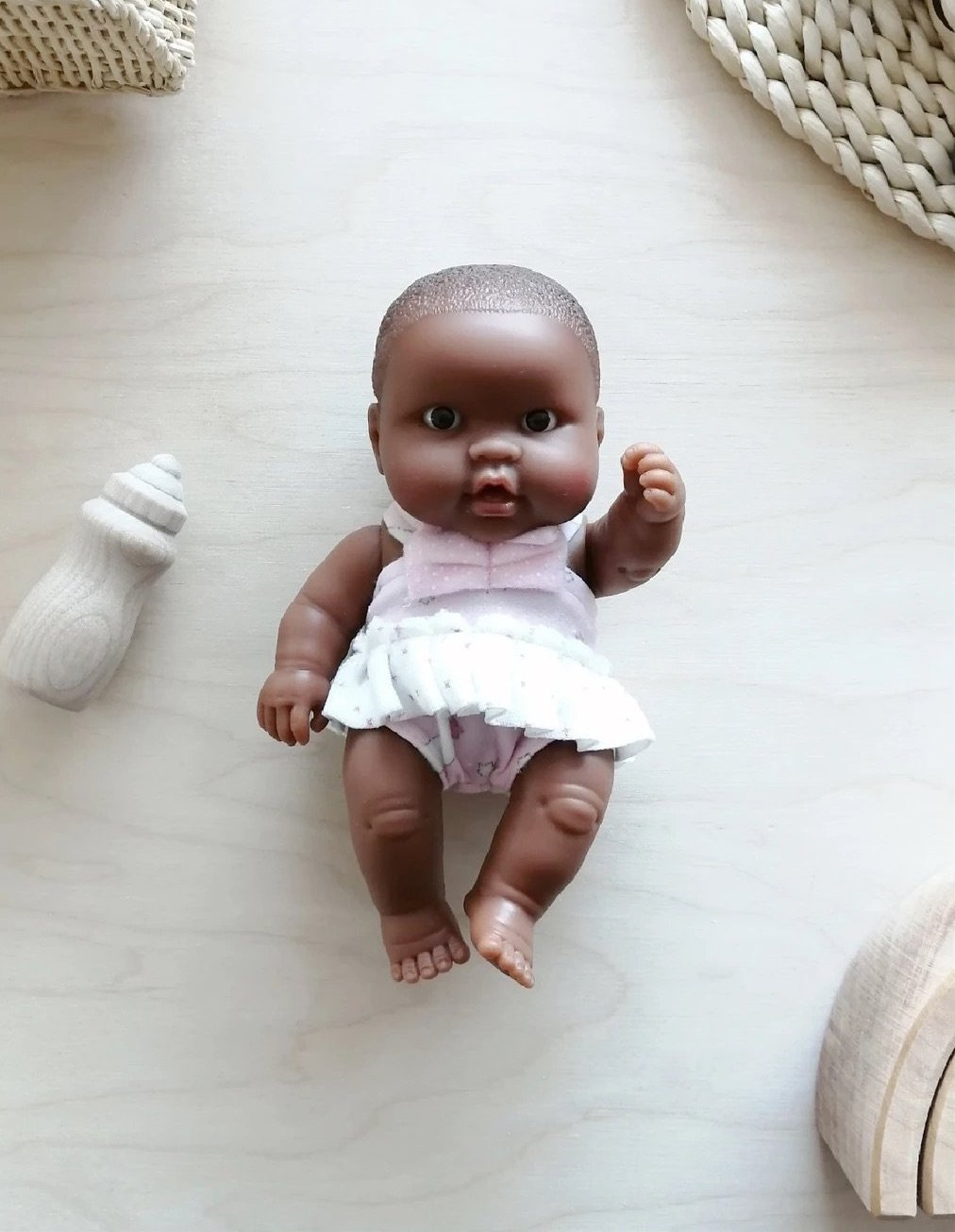 *OVERSTOCK SALE* Paola Reina Hebe with Outfit Newborn Peques Baby Girl Doll