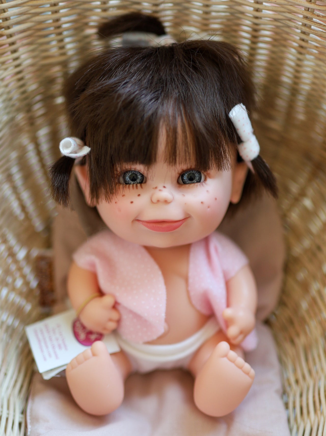 Pecosetes Mini Dolls - Brown Hair