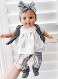 Thumbnail for Paola Reina Agatha Soft Body Baby Girl Doll with Outfit