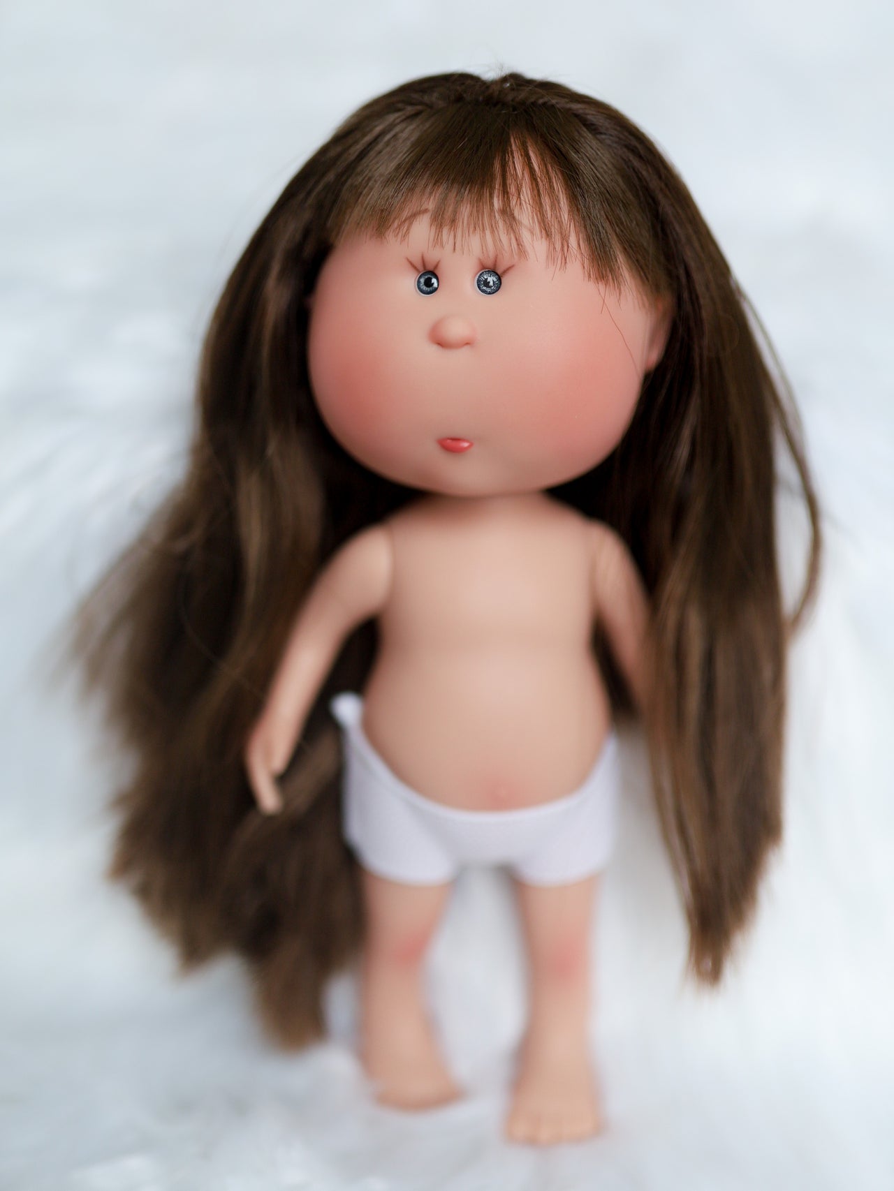 Millie - Mia Doll with Brunette Hair + Bangs