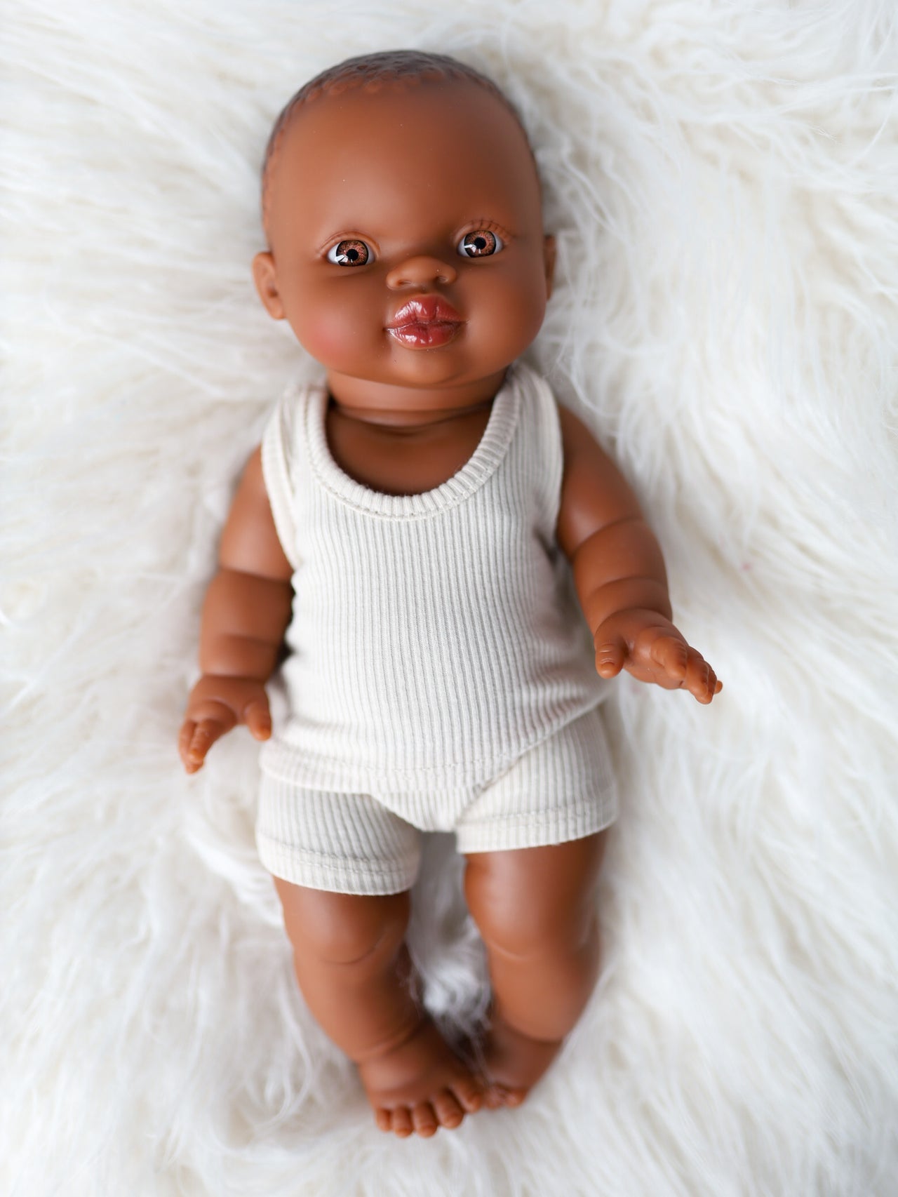 Minikane Naya Black Baby Girl Brown Eyes Doll