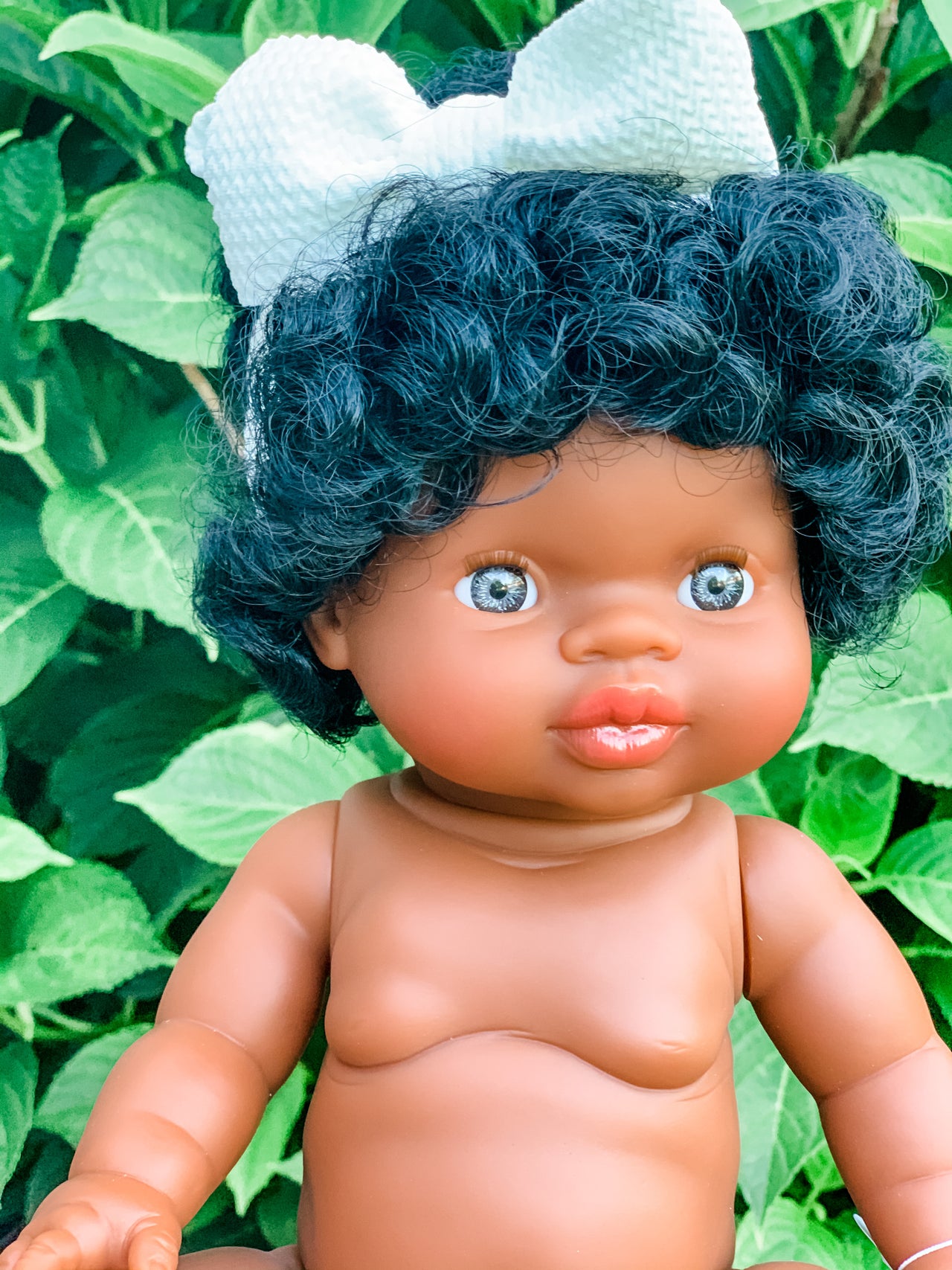 *OVERSTOCK SALE* Minikane Imany Black Baby Girl Doll with Blue Eyes