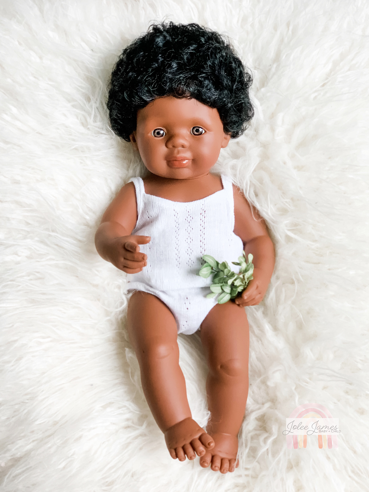 *OVERSTOCK SALE* Michael Miniland 15" African American Boy Doll