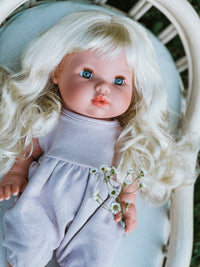 Thumbnail for Mini Colettos Sage Baby Girl Doll
