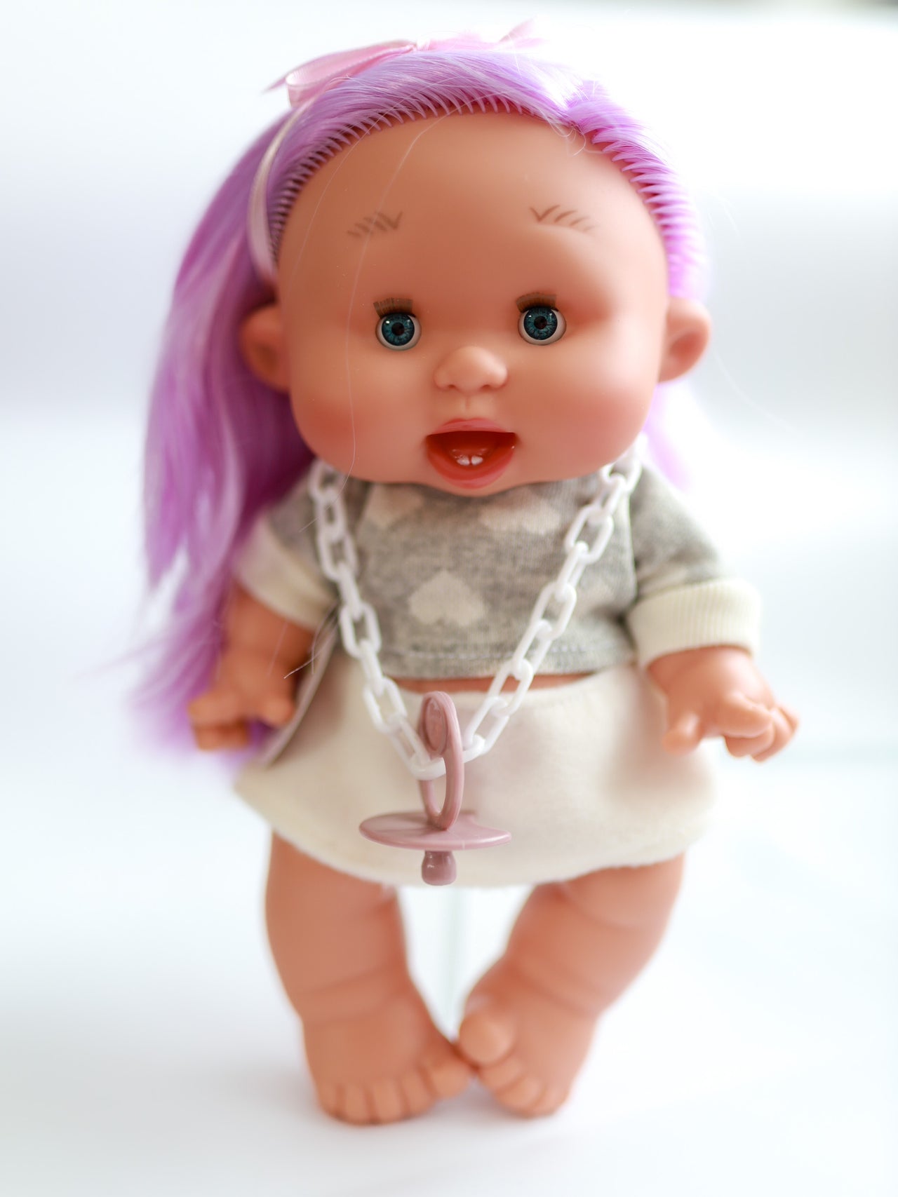 Josie - Authentic Pepotes 10.2" Sleepy Girl Doll with Lavender Hair