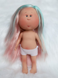 Thumbnail for Skye - Mia Doll with Light Pink + Blue Hair
