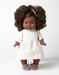 Thumbnail for Minikane Charlie Black Baby Girl Doll with Blue Eyes