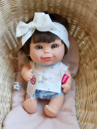 Thumbnail for Pecosetes Mini Dolls - Brown Hair