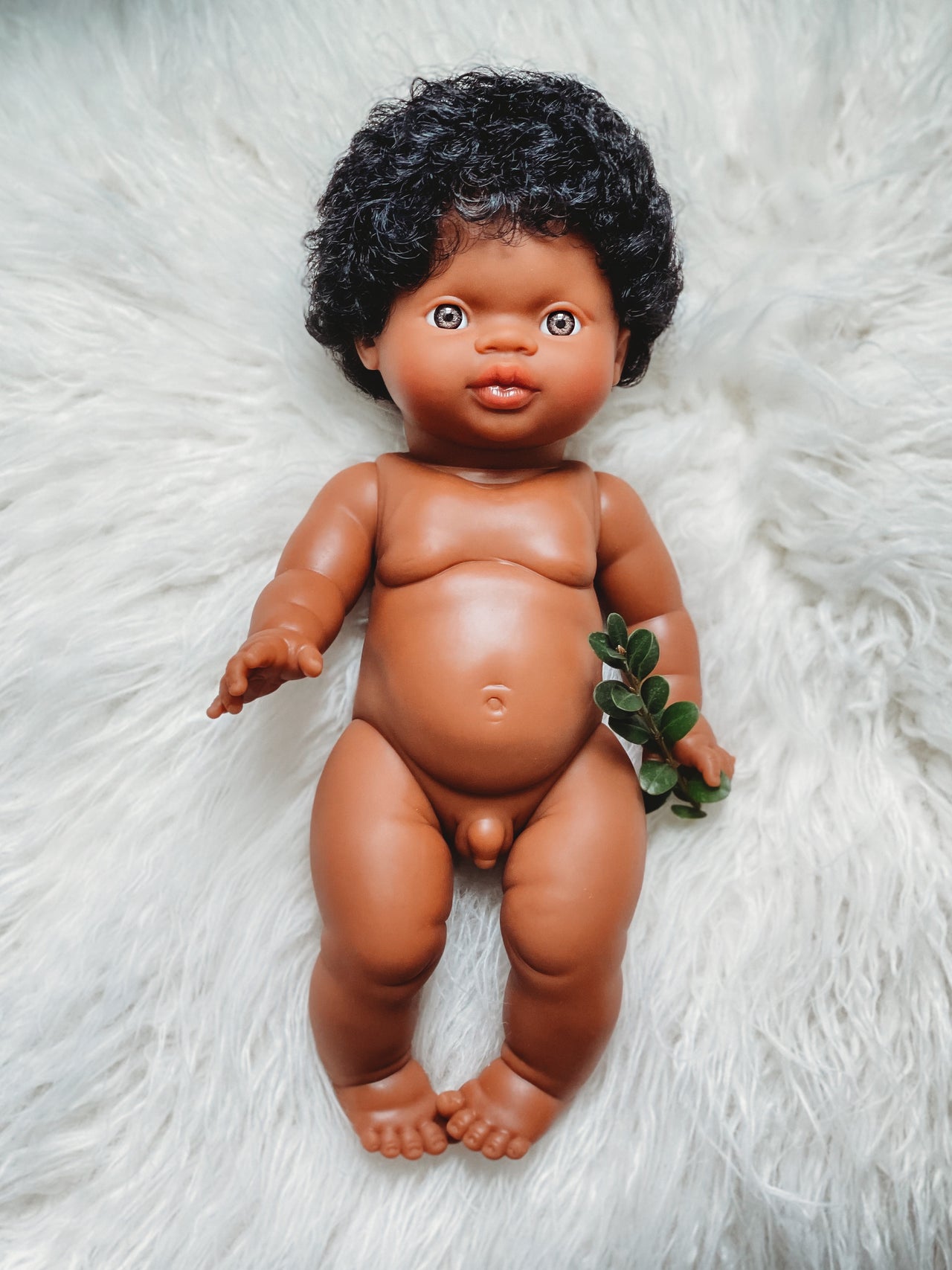 Minikane Jaro Black Baby Boy Doll with Brown Eyes