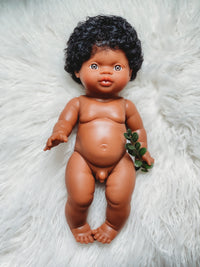Thumbnail for Minikane Jaro Black Baby Boy Doll with Brown Eyes