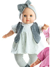 Thumbnail for Paola Reina Agatha Soft Body Baby Girl Doll with Outfit